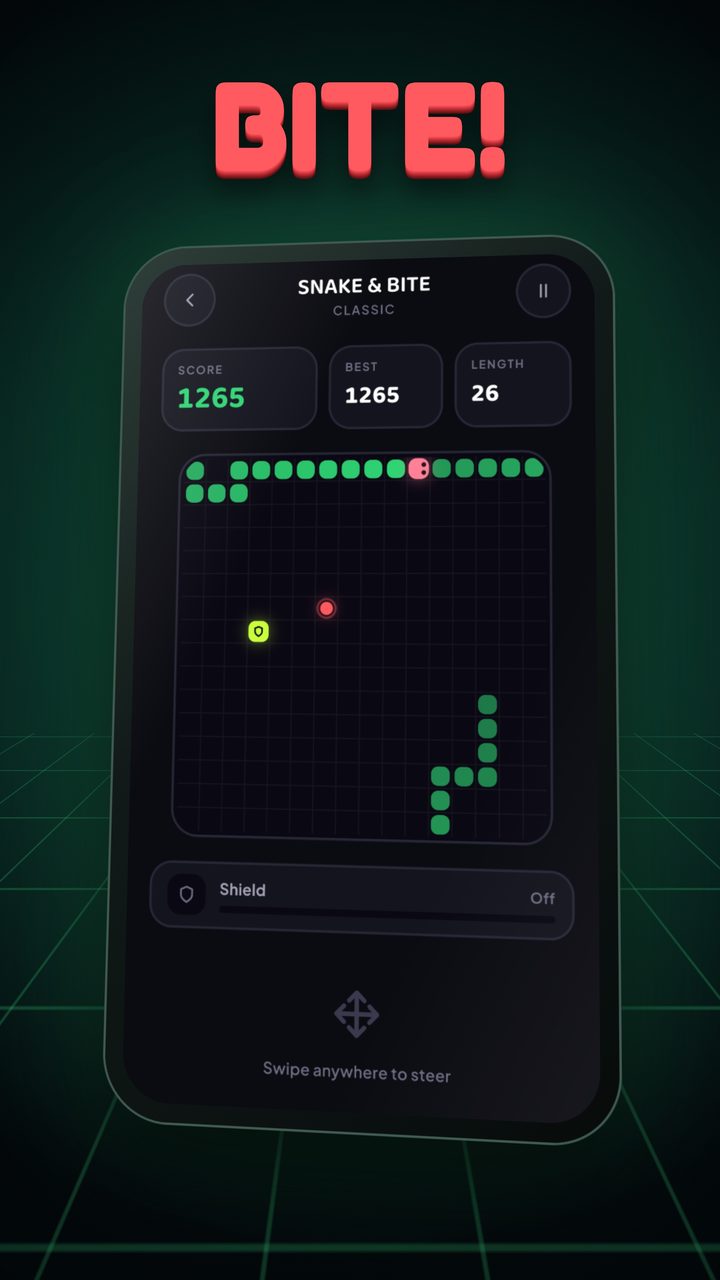 Snake game video: new high score, then the bite